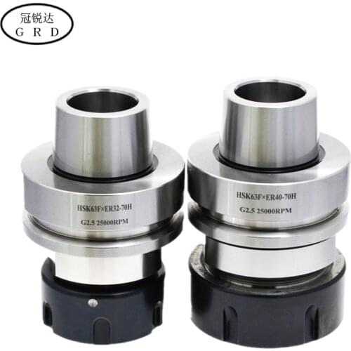HSK63F ER16 ER25 ER32 ER40 Tool holder HSK 63F ER Engraving Woodworking Machine High Speed High Precision HSK63F Hnife Handle
