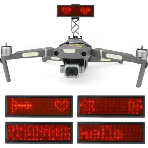 Drone Party Flight Can Edit Multiple Languages Pattern LED Display Screens For DJI Mavic 2 pro & DJI Mavic 2 Zoom Accessories