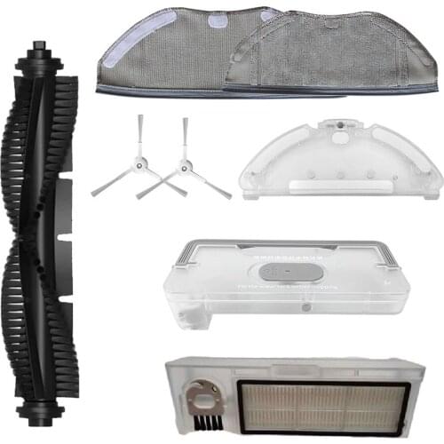 HEPA Filter Central Roll Main Brush Side Brush Mop Cloth Rag for Qihoo 360 S9 X90 Robotic Vacuum Cleaner Spare Parts Accessories