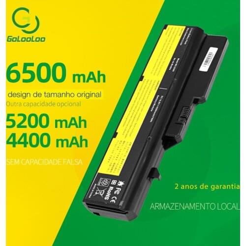 Golooloo 6 cells Battery for Lenovo IdeaPad B470 Z370 G460 b570 b570e G560 V370 V470 Z460 Z560 Z465 L10P6Y22 Z570 LO9S6Y02 g570