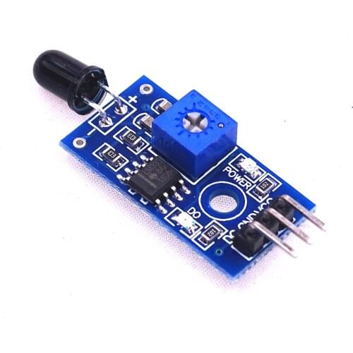 LM393 3 PIN 4 Pin IR Flame Fire Detection Sensor Module Infrared Detector Receiver Module for arduin Diy Kit