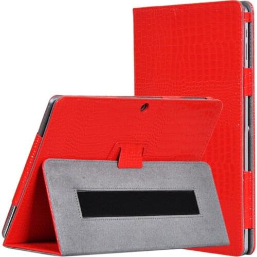 Crocodile Magnetic Smart Cover Stand Leather Skin Shell Funda Capa Case For CHUWI HiBook Pro 10 / HiBook 10 10.1" Tablet Coque