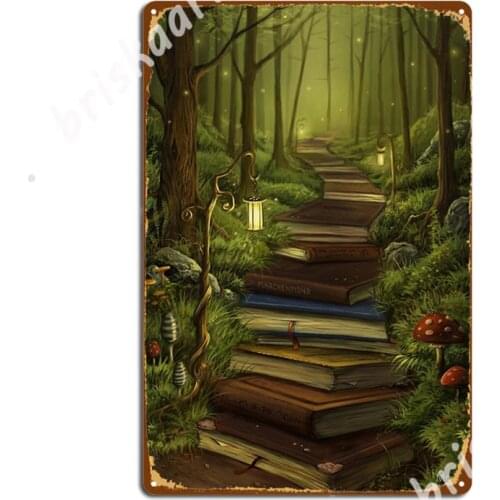 The Readers Path Metal Signs Painting Décor Decoration Wall Cave Club Bar Tin sign Posters