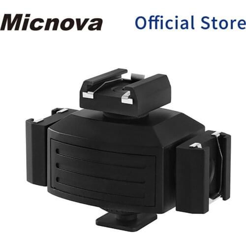 Micnova MQ-THA01 Aluminium Alloy Adapter for Camera Lights LED Monitors Microphones Audio Recorder & Studio Flash Bracket Video