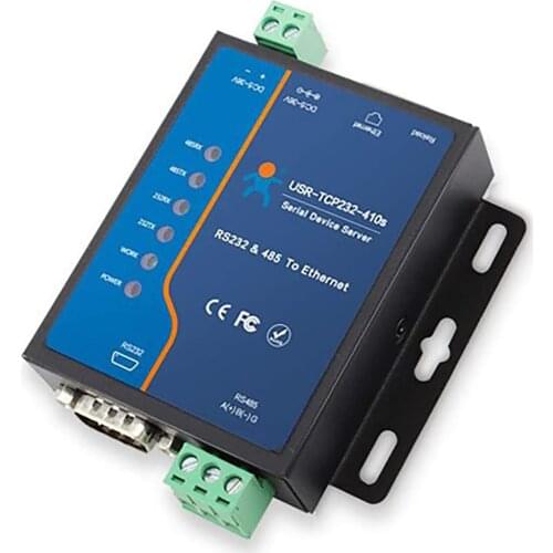 Modbus to Ethernet Converters Device Servers Serial RS232 RS485 to TCP/IP Adapter Module with DHCP and DNS USR-TCP232-410S