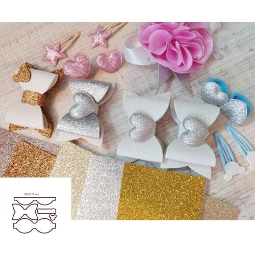 New Bow metal cutting die mould scrapbook decoration embossed photo album decoration card making DIY handicrafts