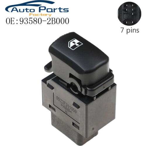 New Single Glass Lifter Switch For Hyundai Santa Fe 2007-2012 93580-2B000 935802B000 Switch Button
