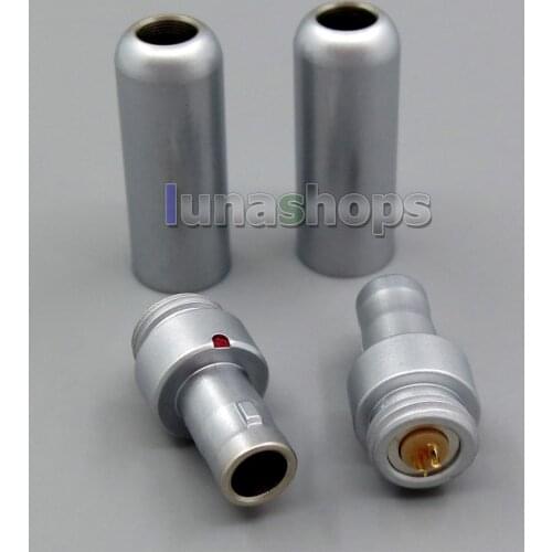 LN005327 New Construction 4mm Diameter Male Headphone Plug DIY Earphone Pins For Sennheiser HD800 HD820s HD800s HD820 d1000