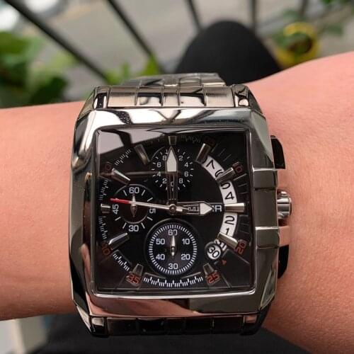 Real Photo!!!!! MEGIR Mens Watches Luxury Top Brand Creative Business Stainless Steel Quartz Wristwatches Men Relogio Masculino