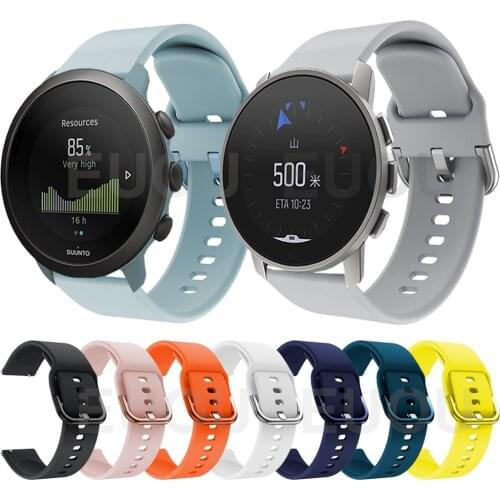 Watchband For SUUNTO 9 PEAK / SUUNTO 3 Watch Strap Band Soft Silicone Wristband Bracelet Replace Accessories