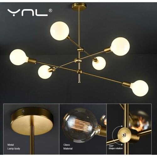 Modern Lighting Nordic Pendant Lights Hanglamp Living Room Hanging Lamp Indoor Gold Pedant Lamp Ceiling Long Pole Art Decoration