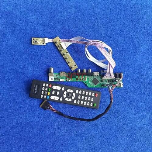 LED LCD For N134B6-L01/L02/L03/L04 Display controller board 1366*768 LVDS-40Pin VGA USB AV HDMI-compatible DIY Kit Analog signal