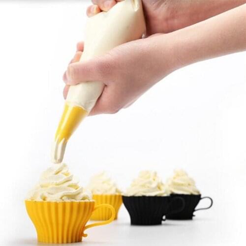 Three Size 100 PCS Disposable Piping Bag Icing Fondant Cake Cream Decorating Tip Tool Kitchen Accessories