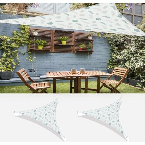 Waterproof Sun Shelter Triangle Sunshade Outdoor Canopy Garden Patio Pool Shades Sail Awning Camping Shade Cloth Large