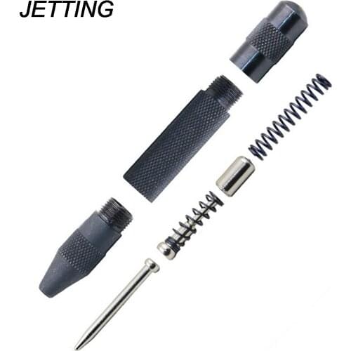 1PCS Heavy Duty Automatic Center Pin Punch Spring Loaded Metal Wood Press Dent Marking Starting Holes Tool