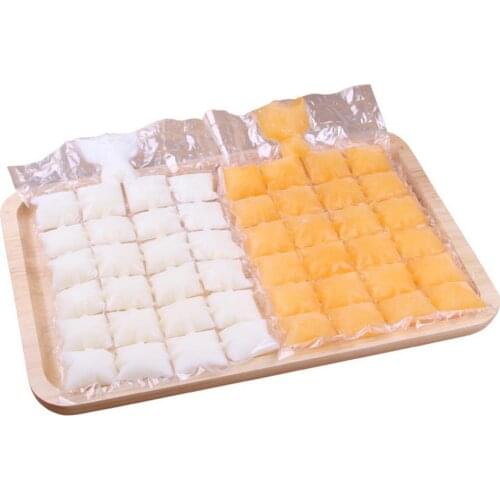 10Pcs PE Disposable Self Sealing Ice Cube Making Bag Mold Pouch Kitchen Bar Ice Mold Tool