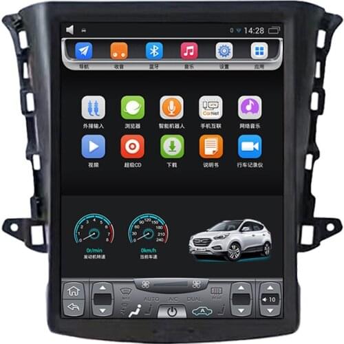 2016-2017 Eado XT EV 10.4 inch Vertical touch Screen Android Car GPS Navigation multimedia Bluetooth Wifi