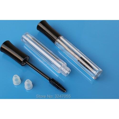 5ML 50pcs/lot Top Quality Clear Empty Cosmetic Mascara Tube, DIY Plastic Comsetic Eyelash Cream Refillable Container,Beauty Tool