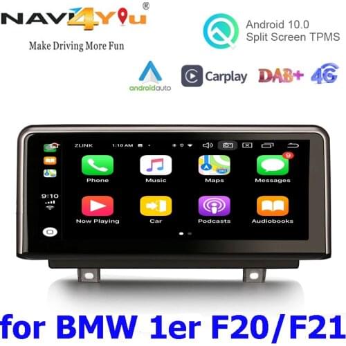 10.25" IPS Carplay 8 Core Android10.0 2+32G Car Multimedia player for BMW F30 F31 F34 F20 F21 F32 F33 F36 CIC NBT Car Radio GPS