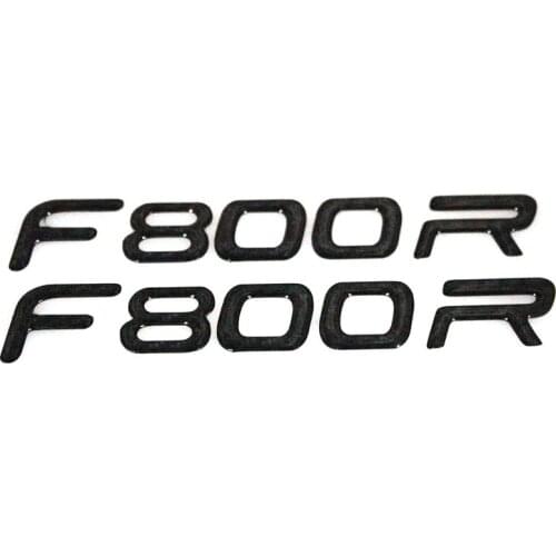 Black Carbon Motorcycle Emblem Badge Decal 3D Tank Wheel Logo "F800R" Sticker For ALL BMW MOTO BMW F800R