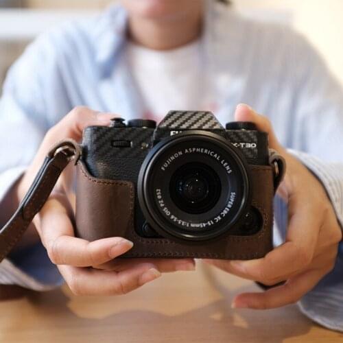 Fuji XT30 camera bag XT20 leather case case Camera case base half set leather base X-T30