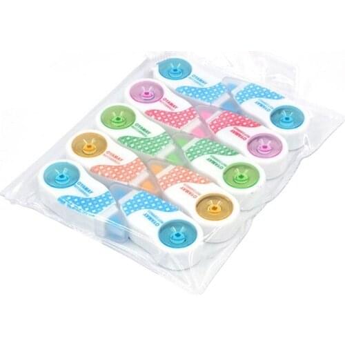 10pcs/set 5mmx6m w31 for Office Children For Student School Supply Creative and School Cute Kids Correction Tape Corrector