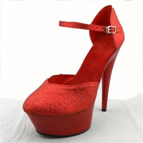 Beautiful and beautiful high heels, 15 cm bride wedding shoes, super high and painting art photography Dance Shoes