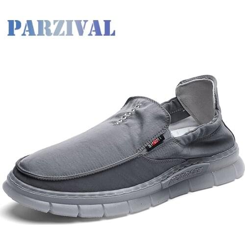 PARZIVAL Slip-on men loafers spring summer driving shoes suede moccasins comfortable footwear soft flats hombres size 38-44