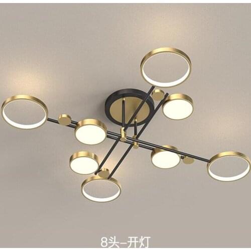 Nordic Chandelier Kitchen Light Fixtures Living Room Dinning Room Hotel 3 Lights Dimmable Light led Decoration Lamp 110v 220v