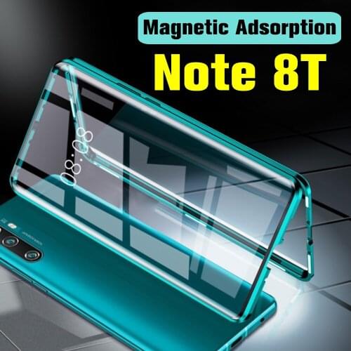 For Xiaomi Redmi Note 8T magnetic adsorption case flip cases cover ksiomi readmi not 8 t t8 note8 not8 phone bumper coque fundas
