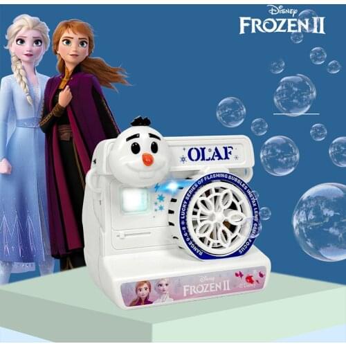 Disney Frozen Blower Bubble Machine Kids Toys Camera Electric Soap Bubble Blower For Children Gift Summer Outdoor Toys