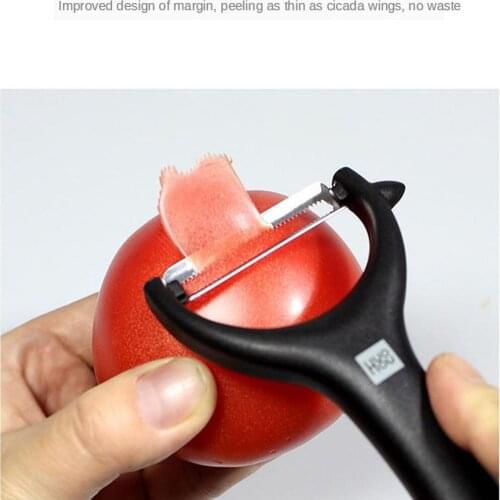 Multifunctional Stainless Steel Potato Peelers for Kitchen , Fruit and Vegetable Peelers ,Black 5.9x2.83x0.39inch