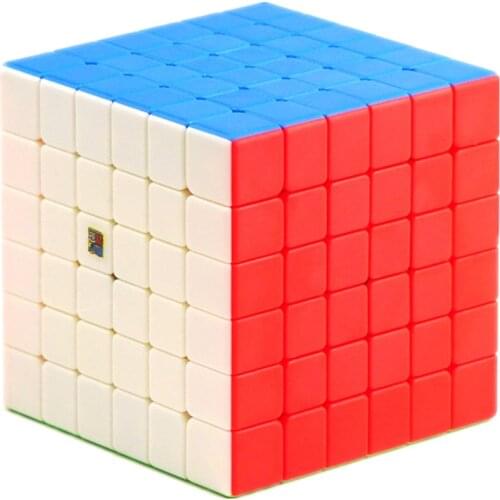 Moyu Meilong 6x6 Magic Cube 66mm Size Stickerless 6x6x6 WCA Competition Learning&Educational Toys For Children Gift