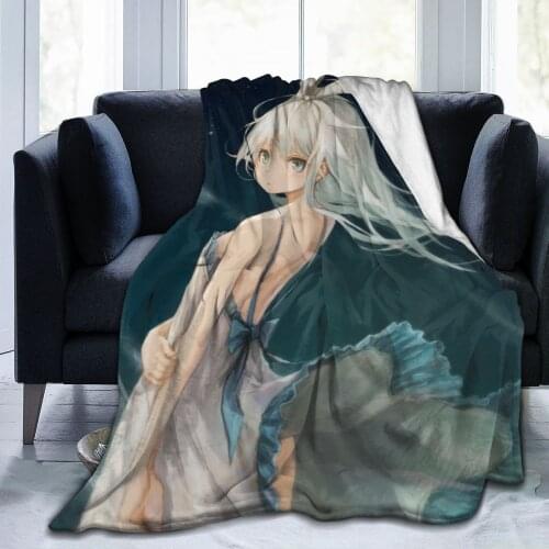 Soft and warm coral Plush Blanket Sofa bed sheet knee cover adult baby girl nap blanket childrens gift