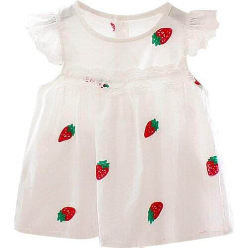 New Summer Girl Dress Cute Kids Toddlers Cotton Newborn Outfits Fashion Tutu Girls Infant Outdoor Clothing