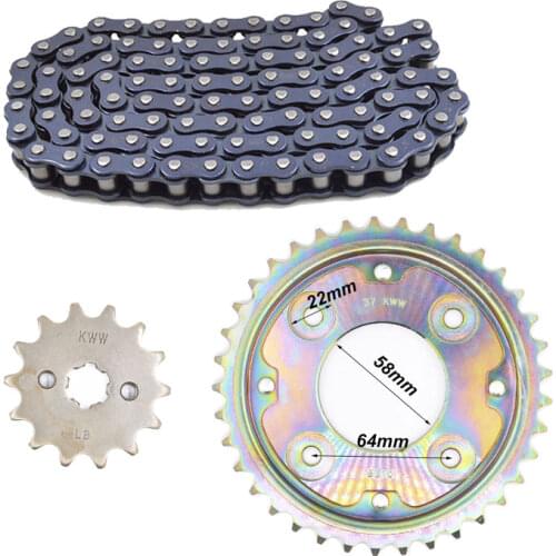 Motorcycle Front Rear Sprocket Chain 420 104L 14T/37T for Honda WAVE110 WAVE110S AFS110 AFX110 AFX AFP110 AFP AFS 110 2010-2018