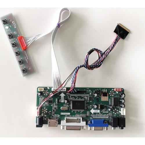 Fit LP101WS1 N101N6 LVDS 40Pins WLED VGA DVI 1024*576 notebook PC LCD panel 10.1" M.NT68676 screen controller board DIY kit