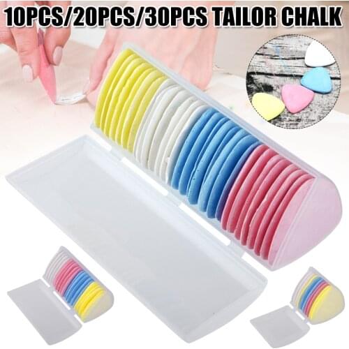10pcs/20pcs/30pcs Tailor Chalk Cutting Supplies Sewing Tools Wipable DIY Sewing Tools B99