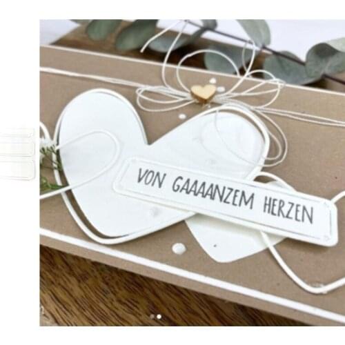 Rectangular Decorative Stickers Cutting Dies Scrapbook Dariy Decoration Stencil Embossing Template DIY Greeting Card Handmade