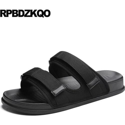 Slides Luxury Beach Sneakers Roman Mesh Strap Slip On Casual Shoes Flat Designer Slippers Men Gladiator Sandals Summer Sport