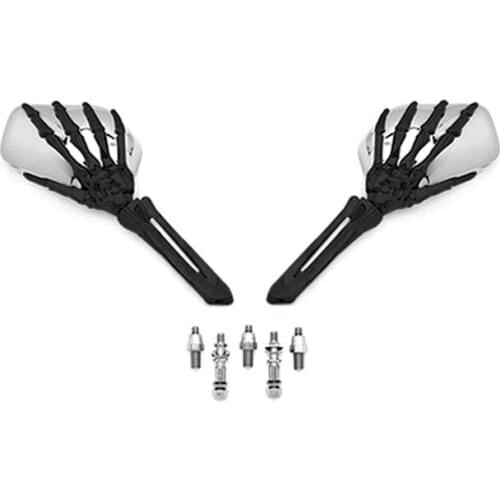 Brand new Skeleton Skull Hand Motorcycle Mirrors For Suzuki Marauder VZ 800 1600
