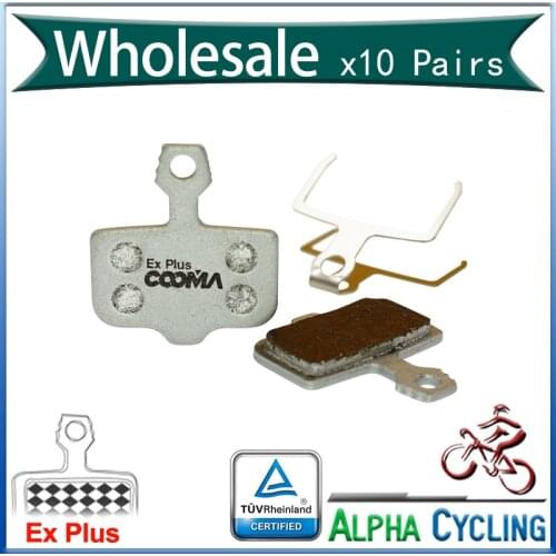 Bicycle Disc Brake Pads For SRAM DB5, DB3, DB1 Avid Elixir Disc Brake, Aluminum Alloy Backing,10 Pairs