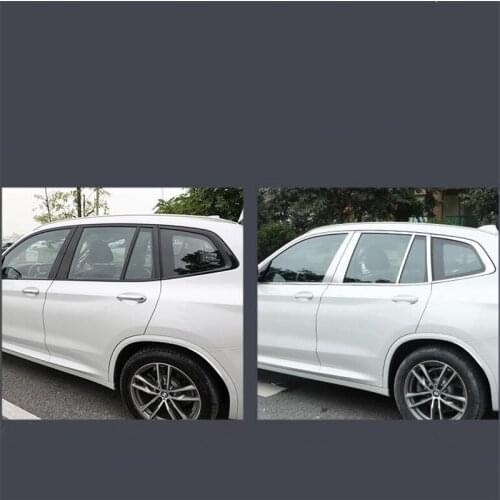 Stainless Steel Chrome Window Sill Trim Overlay for BMW X3 G01 2018-2020