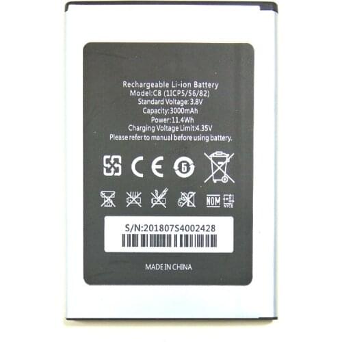 Westrock C8 3000mAh battery for oukitel C8 cell phone