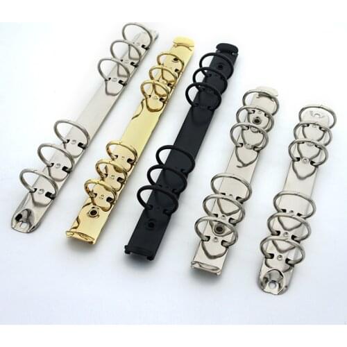 1pc A5 Metal Spiral Binder 6 Rings Notebook Folder Clips Papelaria DIY Album Scrapbook Clips Metal Ring Binder Calendar Circle
