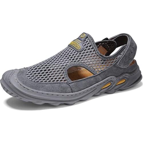 Blade work slip summer flops for fashion air comfortable 2020 mens Men on wear flip Casual beach mesh playa Man sandalias Light