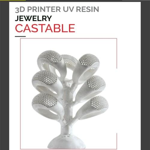 3D Printer Jewelry Casting UV-Curing Resin Castable IFUN for LCD DLP Lost Wax 405nm Photosensitive Printing Liquid Photopoly