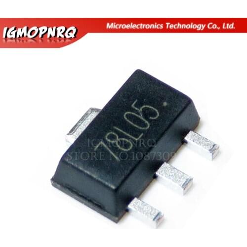 100pcs 78L05 SOT89 Triode new original