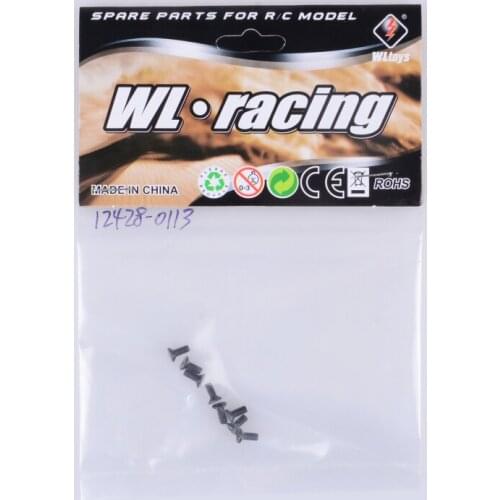 12428 12423 12428-0113 M2.5*6 Screws WLtoys RC Racing Car Scale Spare Parts Accessories