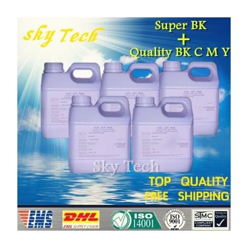 4+1 Super Black Sublimation , Sublimation ink suit for Epson printer , for T-shirt ,phone shell, Mugs , 5Liters total